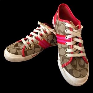 Vintage Coach sneakers, size 7.5